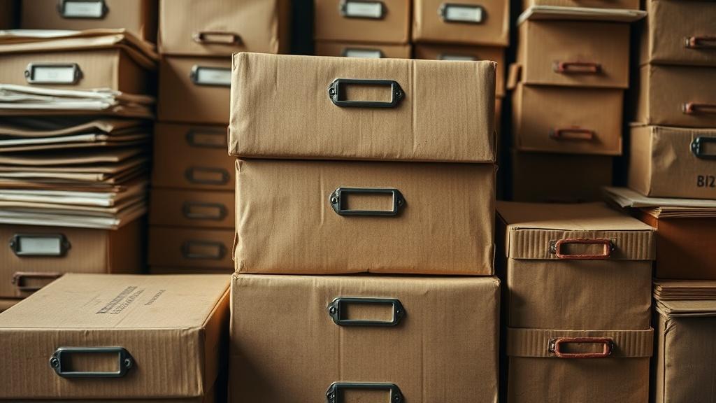 archival boxesфото