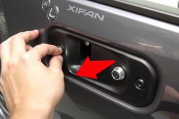 Ремонт петли пятой двери на Lifan X60: смазка, замена оси, регулировка